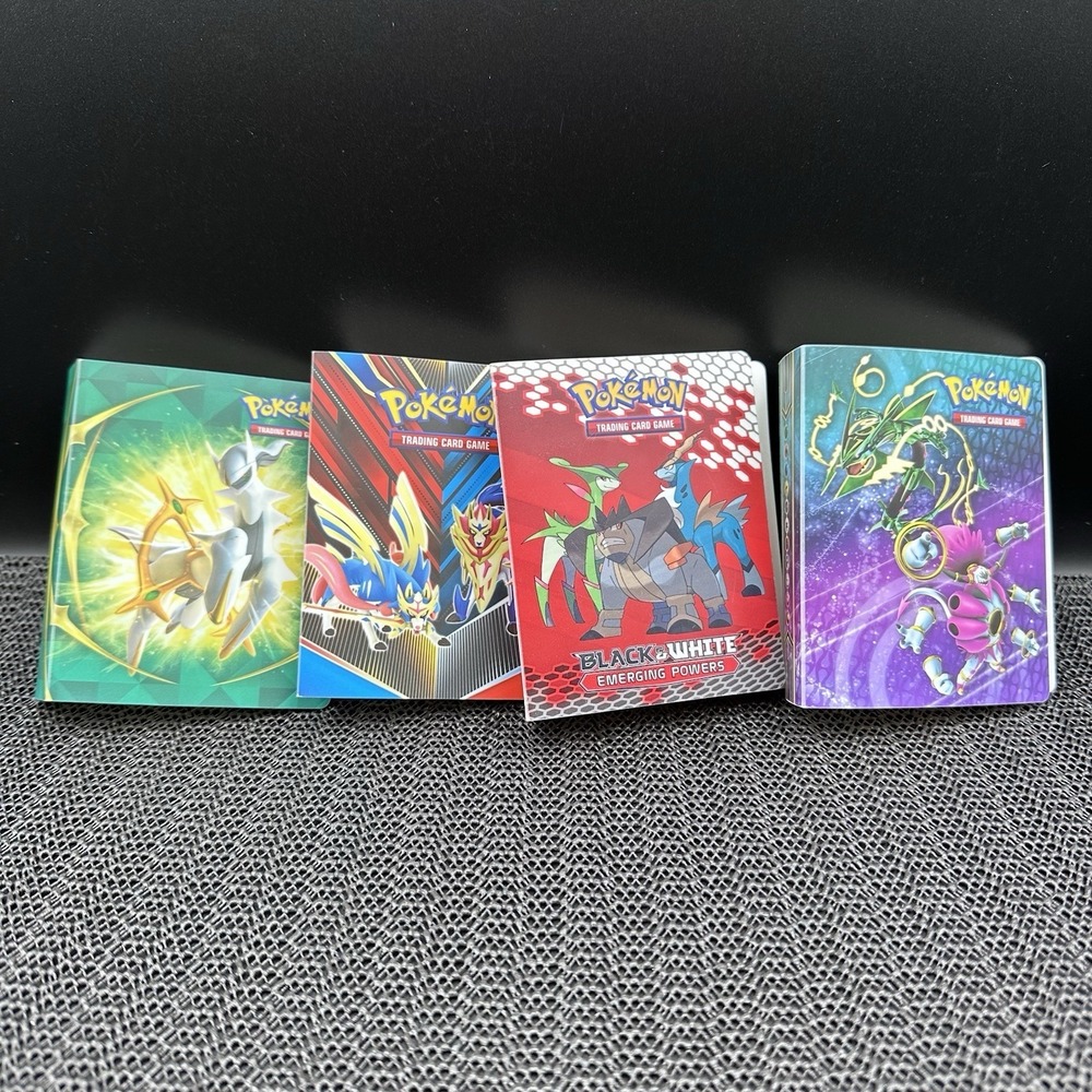 Mini Pokémon Portfolio Binder Lot Of 4 Pre-owned